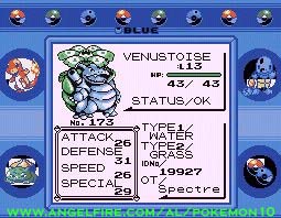 Venustoise Pokemon